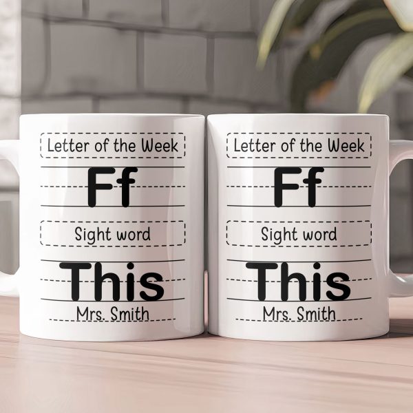 Letter Of The Week F This - Personalized Mug Letter Of The Week F This - Personalized Mug
