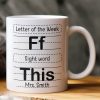 Letter Of The Week F This - Personalized Mug Letter Of The Week F This - Personalized Mug