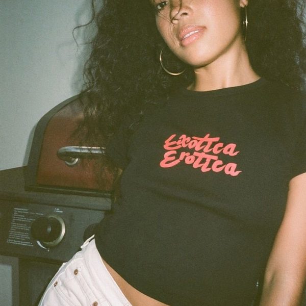 Lettered Printed Tee