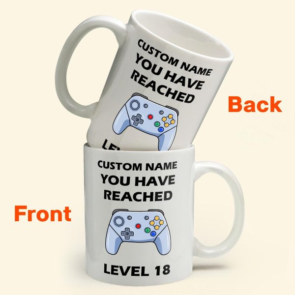 Level Mug - Personalized Mug - Birthday Gift For Friends And Family Level Mug - Personalized Mug - Birthday Gift For Friends And Family