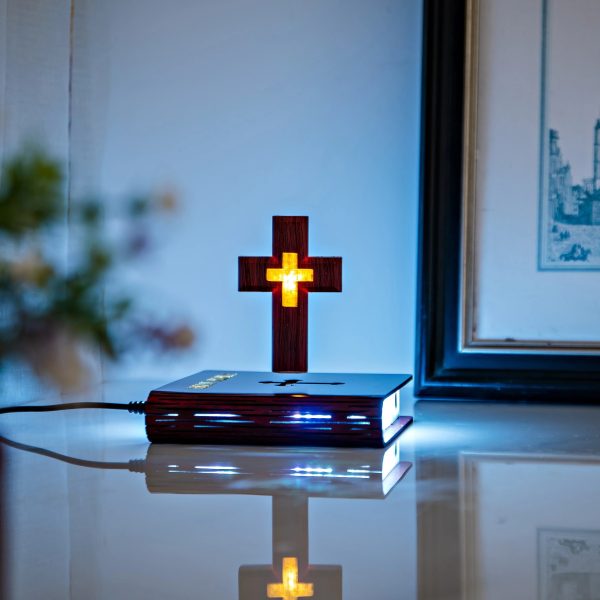 Levitating Holy Cross Lamp Levitating Holy Cross Lamp