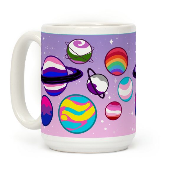 LGBTQ+ Planets Coffee Mug LGBTQ+ Planets Coffee Mug