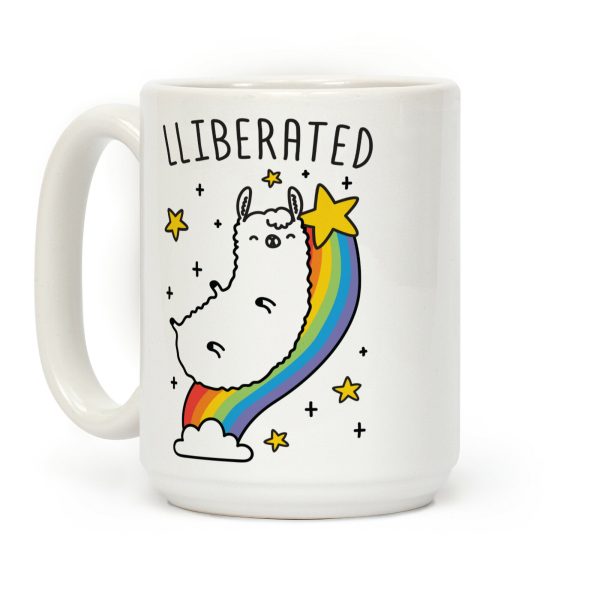 Liberated Llama Coffee Mug Liberated Llama Coffee Mug