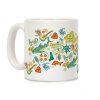 Life Aquatic Nautical Pattern Coffee Mug Life Aquatic Nautical Pattern Coffee Mug