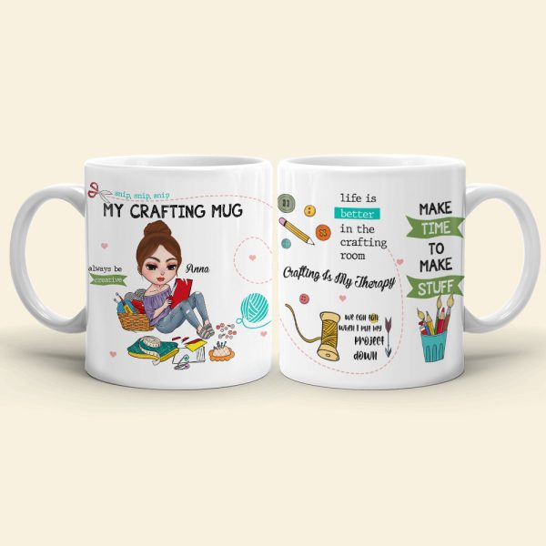 Life Is Better In The Crafting Room Personalized Craft Mug Life Is Better In The Crafting Room Personalized Craft Mug