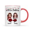 Life Is Better With Besties Sisters Christmas Personalized Mug Life Is Better With Besties Sisters Christmas Personalized Mug