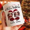 Life Is Better With Besties Sisters Christmas Personalized Mug Life Is Better With Besties Sisters Christmas Personalized Mug