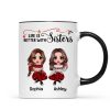 Life Is Better With Besties Sisters Christmas Personalized Mug Life Is Better With Besties Sisters Christmas Personalized Mug