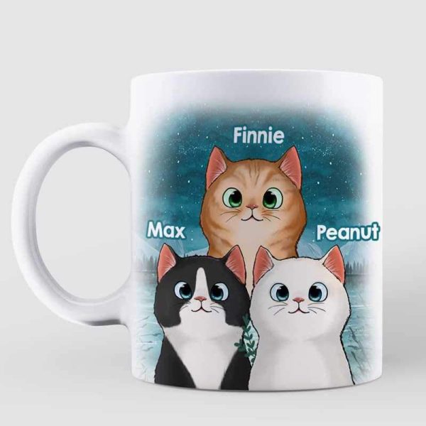 Life Is Better With Cute Fluffy Cats Personalized Mug Life Is Better With Cute Fluffy Cats Personalized Mug