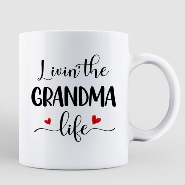 Life Is Better With Grandkids Chin On Hands Christmas Personalized Mug Life Is Better With Grandkids Chin On Hands Christmas Personalized Mug