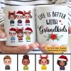 Life Is Better With Grandkids Christmas Personalized Mug