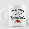 Life Is Better With Grandkids Christmas Personalized Mug