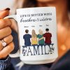 Life Is Better With Siblings - Personalized Mug Life Is Better With Siblings - Personalized Mug