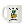 Life is F***ing Relentless Smoking Alien Coffee Mug Life is F***ing Relentless Smoking Alien Coffee Mug