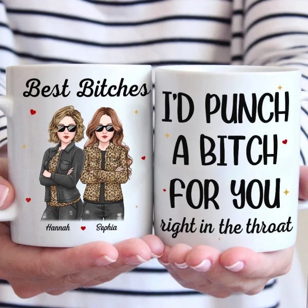 Life Is Sweeter With A Bestie By Your Side - Bestie Personalized Custom Mug - Christmas Gift For Best Friends, BFF, Sisters Life Is Sweeter With A Bestie By Your Side - Bestie Personalized Custom Mug - Christmas Gift For Best Friends, BFF, Sisters