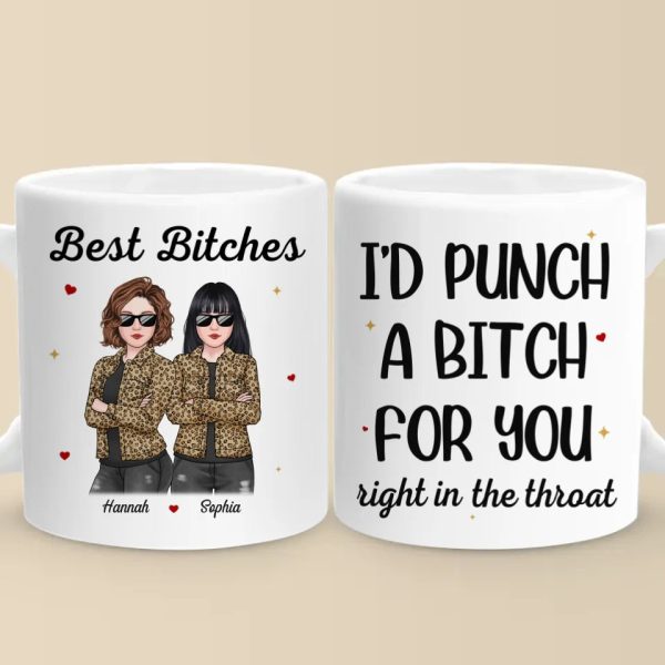 Life Is Sweeter With A Bestie By Your Side - Bestie Personalized Custom Mug - Christmas Gift For Best Friends, BFF, Sisters Life Is Sweeter With A Bestie By Your Side - Bestie Personalized Custom Mug - Christmas Gift For Best Friends, BFF, Sisters