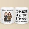 Life Is Sweeter With A Bestie By Your Side - Bestie Personalized Custom Mug - Christmas Gift For Best Friends, BFF, Sisters Life Is Sweeter With A Bestie By Your Side - Bestie Personalized Custom Mug - Christmas Gift For Best Friends, BFF, Sisters