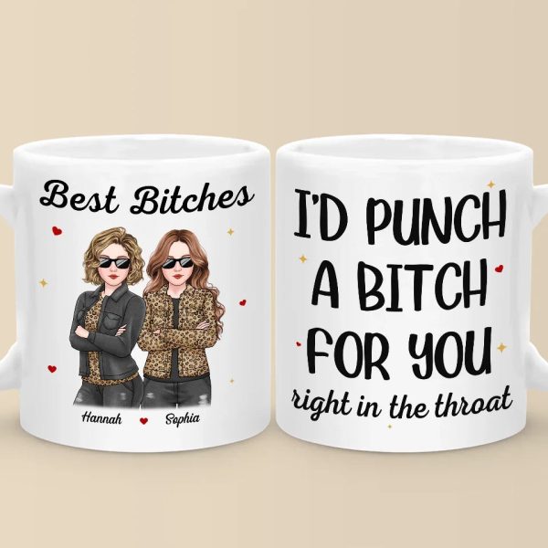 Life Is Sweeter With A Bestie By Your Side - Bestie Personalized Custom Mug - Christmas Gift For Best Friends, BFF, Sisters Life Is Sweeter With A Bestie By Your Side - Bestie Personalized Custom Mug - Christmas Gift For Best Friends, BFF, Sisters