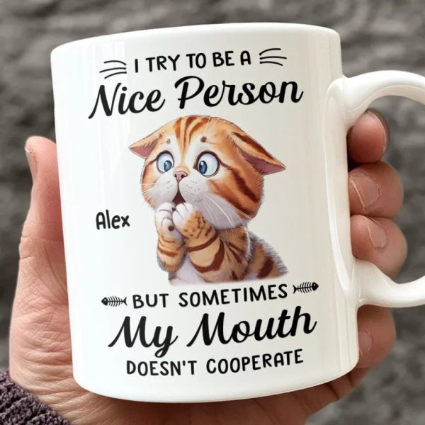 Life Tip, When In Doubt, Blame The Cat - Friend Personalized Custom Mug - Christmas Gift, Birthday Gift For Best Friends, Family Members, Coworkers, Yourself Life Tip, When In Doubt, Blame The Cat - Friend Personalized Custom Mug - Christmas Gift, Birthday Gift For Best Friends, Family Members, Coworkers, Yourself