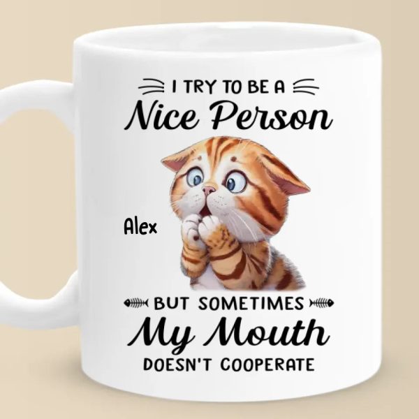 Life Tip, When In Doubt, Blame The Cat - Friend Personalized Custom Mug - Christmas Gift, Birthday Gift For Best Friends, Family Members, Coworkers, Yourself Life Tip, When In Doubt, Blame The Cat - Friend Personalized Custom Mug - Christmas Gift, Birthday Gift For Best Friends, Family Members, Coworkers, Yourself
