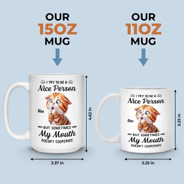 Life Tip, When In Doubt, Blame The Cat - Friend Personalized Custom Mug - Christmas Gift, Birthday Gift For Best Friends, Family Members, Coworkers, Yourself Life Tip, When In Doubt, Blame The Cat - Friend Personalized Custom Mug - Christmas Gift, Birthday Gift For Best Friends, Family Members, Coworkers, Yourself