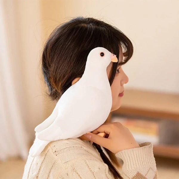 Lifelike Pigeon Plush Toy Soft Simulation Bird for Kids and Home Decor Lifelike Pigeon Plush Toy Soft Simulation Bird for Kids and Home Decor