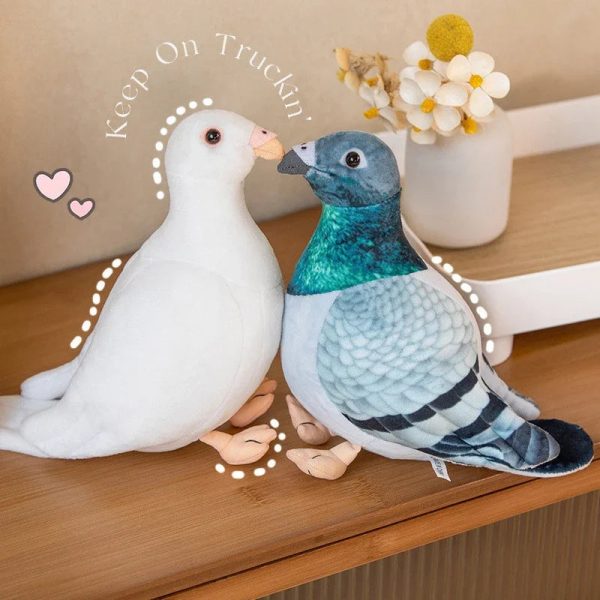 Lifelike Pigeon Plush Toy Soft Simulation Bird for Kids and Home Decor Lifelike Pigeon Plush Toy Soft Simulation Bird for Kids and Home Decor