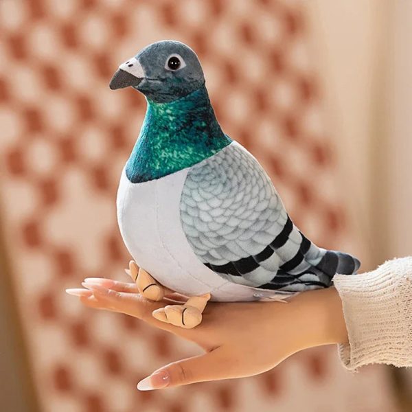 Lifelike Pigeon Plush Toy Soft Simulation Bird for Kids and Home Decor Lifelike Pigeon Plush Toy Soft Simulation Bird for Kids and Home Decor