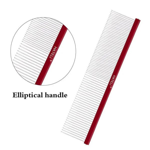 Light Aluminum Pet Comb Professional Dog Grooming Tool 5 Colors