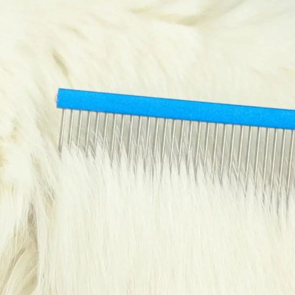 Light Aluminum Pet Comb Professional Dog Grooming Tool 5 Colors