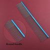 Light Aluminum Pet Comb Professional Dog Grooming Tool 5 Colors