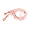 Light Pink Double Dog Leash Set - Adjustable PVC Harness Light Pink Double Dog Leash Set - Adjustable PVC Harness