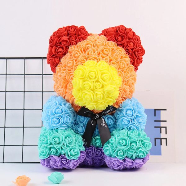 Lighted Rose Flower Teddy Bear 25cm Gift Box Edition Lighted Rose Flower Teddy Bear 25cm Gift Box Edition