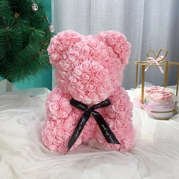 Lighted Rose Flower Teddy Bear 25cm Gift Box Edition Lighted Rose Flower Teddy Bear 25cm Gift Box Edition