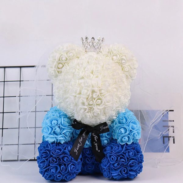 Lighted Rose Flower Teddy Bear 25cm Gift Box Edition Lighted Rose Flower Teddy Bear 25cm Gift Box Edition