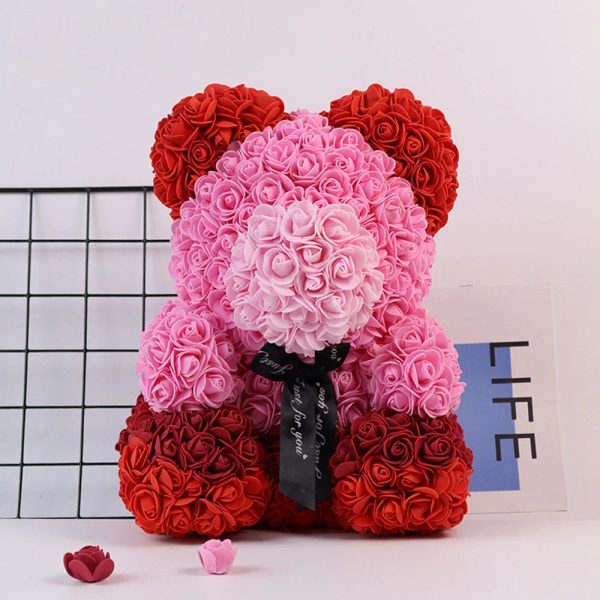 Lighted Rose Flower Teddy Bear 25cm Gift Box Edition Lighted Rose Flower Teddy Bear 25cm Gift Box Edition