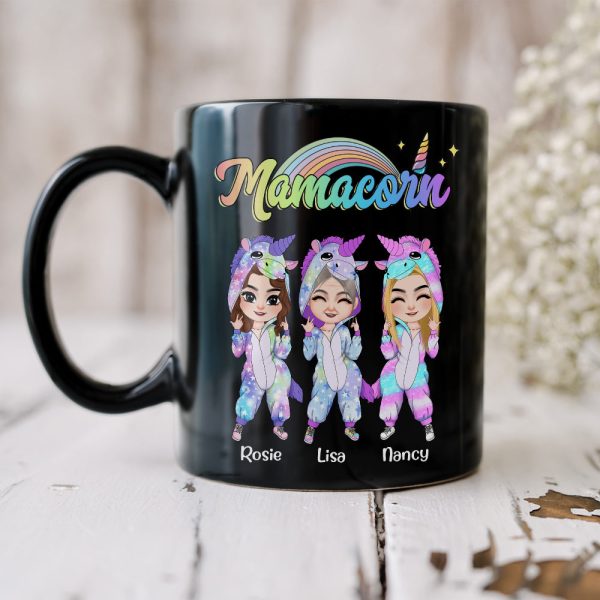 Like A Regular Mom But Way More Sassy, Personalized Mug, Gift For Mom, Mother's Day Gift, Unicorn Mom And Daughters Like A Regular Mom But Way More Sassy, Personalized Mug, Gift For Mom, Mother's Day Gift, Unicorn Mom And Daughters
