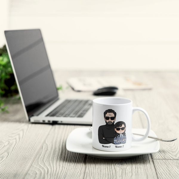 Like Father Like Daughter Oh Crap - Personalized Mug Like Father Like Daughter Oh Crap - Personalized Mug