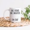 Like Father Like Daughter Oh Crap Family Coffee Mug, HN590 Like Father Like Daughter Oh Crap Family Coffee Mug, HN590