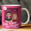 Like Father Like Daughter Oh Crap Toy Box - Personalized Mug