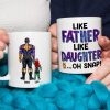 Like Father Like Daughter Personalized Coffee Mug DR-WHM-03QHDT130523TM Like Father Like Daughter Personalized Coffee Mug DR-WHM-03QHDT130523TM