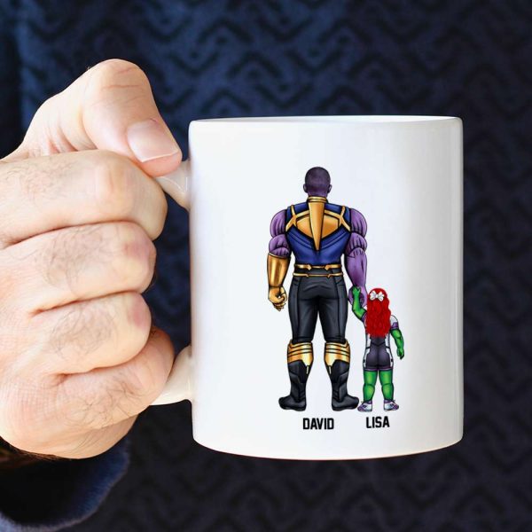 Like Father Like Daughter Personalized Coffee Mug DR-WHM-03QHDT130523TM Like Father Like Daughter Personalized Coffee Mug DR-WHM-03QHDT130523TM