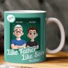 Like Father Like Son Oh Crap Toy Box - Personalized Mug Like Father Like Son Oh Crap Toy Box - Personalized Mug