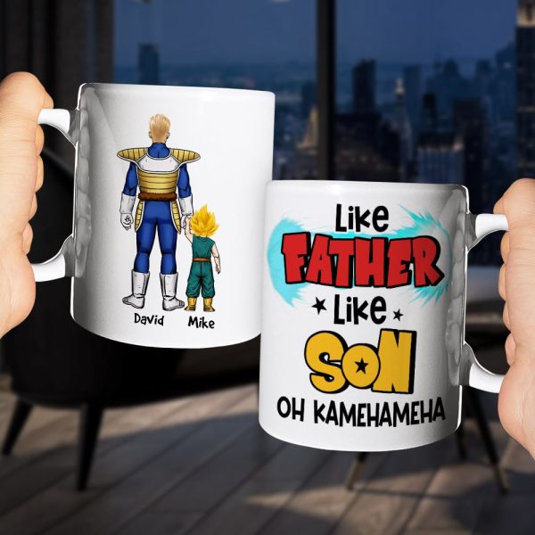 Like Father Like Son Personalized Mug 06NAHN310523HH Like Father Like Son Personalized Mug 06NAHN310523HH