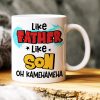 Like Father Like Son Personalized Mug 06NAHN310523HH Like Father Like Son Personalized Mug 06NAHN310523HH