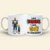 Like Father Like Son Personalized Mug 06NAHN310523HH Like Father Like Son Personalized Mug 06NAHN310523HH