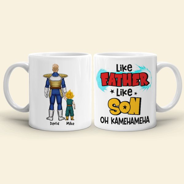 Like Father Like Son Personalized Mug 06NAHN310523HH Like Father Like Son Personalized Mug 06NAHN310523HH