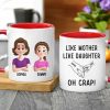 Like Mother Like Children Customizable Cartoon Cup with Hand Gesture Design Best Mother's Day Gift Like Mother Like Children Customizable Cartoon Cup with Hand Gesture Design Best Mother's Day Gift