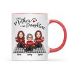 Like Mother Like Daughter Cute Mother Daughter Sitting On Mat Personalized Mug Like Mother Like Daughter Cute Mother Daughter Sitting On Mat Personalized Mug