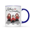 Like Mother Like Daughter Cute Mother Daughter Sitting On Mat Personalized Mug Like Mother Like Daughter Cute Mother Daughter Sitting On Mat Personalized Mug